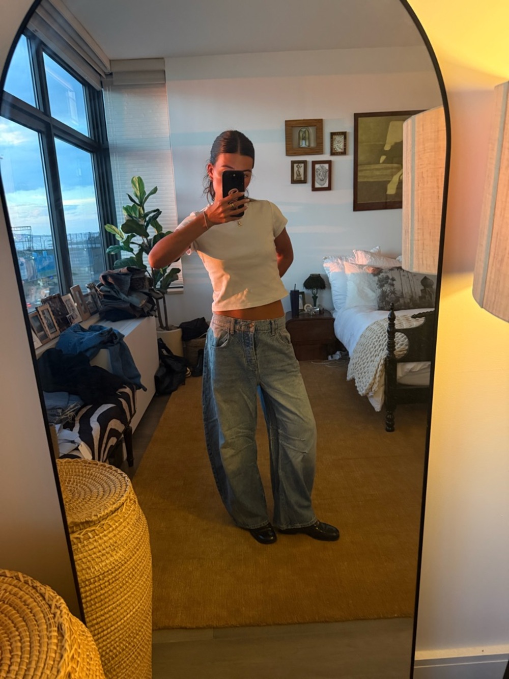 Free People Barrel Jeans